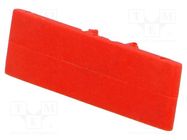 Protection; red; Width: 7.8mm; polyamide; -25÷100°C; ZG-G10 POKÓJ