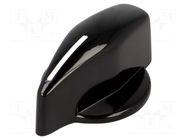 Knob; Ø: 55mm; H: 26mm; Ømount.hole: 6mm; MI.204 ELESA+GANTER