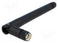 Antenna; GSM; 2dBi; linear; angular,twist-on,vertical; 50Ω; Ø: 10mm SR PASSIVES