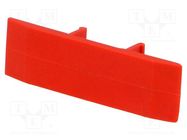 Protection; red; Width: 10mm; polyamide; -25÷120°C; UL94V-0 POKÓJ