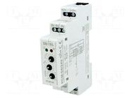 Timer; 0,1s÷10days; SPDT; 250VAC/16A; Usup: 24VAC; 24VDC; PCM; PIN: 8 ZAMEL