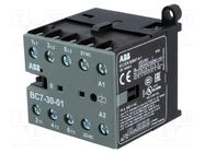 Contactor: 3-pole; NO x3; Auxiliary contacts: NC; 12VDC; 7A; BC7 ABB