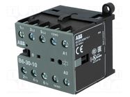 Contactor: 3-pole; NO x3; Auxiliary contacts: NO; 380÷415VAC; 6A ABB