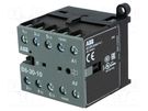 Contactor: 3-pole; NO x3; Auxiliary contacts: NO; 220÷240VAC; 6A ABB