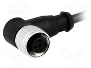 Connector: M12; plug; PIN: 4; female; A code-DeviceNet / CANopen 