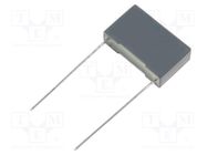 Capacitor: polypropylene; X2; R46; 470nF; 26.5x7x16mm; THT; ±20% KEMET