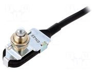 Limit switch; pin plunger with thread M12x0.75; SPDT; 5A; cables CROUZET