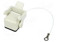 Protection cover; size 3A; cord; with latch; polyamide; 21x21mm MOLEX