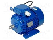 Motor: AC; 1-phase; 0.37kW; 230VAC; 1350rpm; 2.62Nm; IP54; 3A; arms BESEL