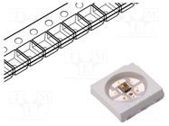 Programmable LED; SMD; 5050,PLCC6; RGB; 5x5x1.6mm; -25÷80°C 