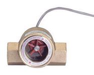 BRASS SIGHT FLOW INDICATOR WITH A-711T