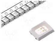 LED; SMD; 2835; green; 10÷15lm; 2.8x3.5x0.85mm; 120°; 60mA OPTOSUPPLY