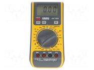 Digital multimeter; LCD; 3,5 digit (3999); Continuity test: <70Ω AXIOMET