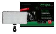 PATONA Premium LED Photo and video light with 160 adjustable RGB LEDs and 3 scenes, PATONA