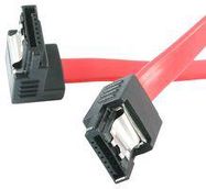 CABLE ASSY, SATA RCPT-SATA R/A PLUG, RED