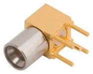 RF CONN, R/A SMP PLUG, 50 OHM, THT