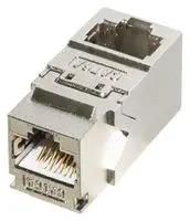 MOD COUPLER, ST-RA RJ45 SHLD JACK, CAT6A