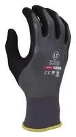 GLOVES, FIBRE, GREY, XS