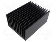 Heatsink: extruded; grilled; black; L: 150mm; W: 112mm; H: 67.5mm FISCHER ELEKTRONIK