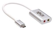 SMART CABLE, USB-2X3.5MM JACK, 7.87"