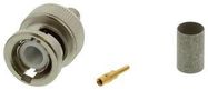 RF/COAXIAL, BNC PLUG, STR, 50 OHM, CRIMP