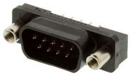 D SUB CONNECTOR, STANDARD, 9 POSITION, PLUG