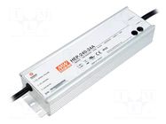 Power supply: switching; for building in,modular; 240W; 24VDC MEAN WELL