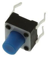 TACTILE SWITCH, SPST, 0.05A, 24V, TH