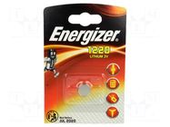 Battery: lithium; CR1220,coin; 3V; 40mAh; non-rechargeable; 1pcs. ENERGIZER