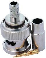 RF/COAXIAL, BNC PLUG, STRAIGHT, 75 OHM, CRIMP