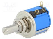 Potentiometer: shaft; 1kΩ; 2W; ±10%; 6.35mm; linear; Hybritron® BOURNS