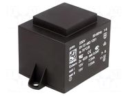 Transformer: encapsulated; 15VA; 230VAC; 15V; 15V; 500mA; 500mA; PCB HAHN