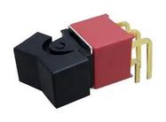 ROCKER SWITCH, DPDT, 5A/120V/28V, R/A TH