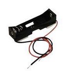 BATTERY HOLDER, 1 X AAA, WIRE LEADS