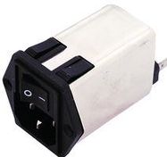 POWER ENTRY MODULE, RECEPTACLE, 3A