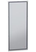 REAR PANEL, ENCLOSURE, STEEL, GREY