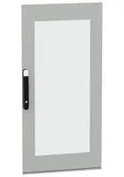 GLAZED DOOR, ENCLOSURE, STEEL/GLASS, GRY