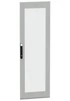 GLAZED DOOR, ENCLOSURE, STEEL/GLASS, GRY