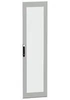 GLAZED DOOR, ENCLOSURE, STEEL/GLASS, GRY