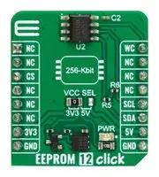 EEPROM 12 CLICK ADD-ON BOARD, 3.3V/5V