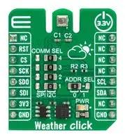 WEATHER CLICK ADD-ON BOARD, 3.3V