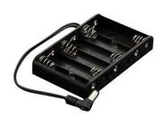 BATTERY HOLDER, AA, 6 CELL