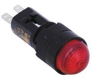 PANEL MOUNT INDICATOR, LED, 12MM, RED, 12V