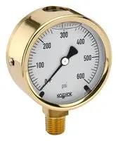 PRESSURE GAUGE, 3000PSI, 1/4" NPT