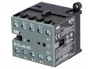 Contactor: 4-pole; NO x4; 24VDC; 7A; B7D; screw terminals; -20÷55°C ABB