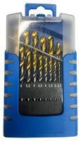 TWIST DRILL BIT SET, HSS, 19PC