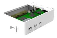 PROFESSIONAL ENCLOSURE, RPI 5, WHT, ABS