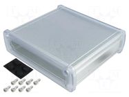 Enclosure: multipurpose; X: 146.6mm; Y: 129mm; Z: 41.6mm; aluminium GAINTA
