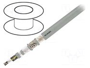 Wire: control cable; MULTIFLEX 512®-C-PUR; 4G10mm2; grey; Cu; 23mm HELUKABEL