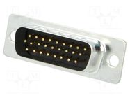 Connector: D-Sub HD; PIN: 26; plug; male; for cable; soldering ENCITECH